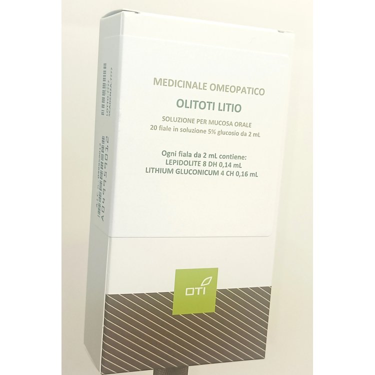 Oti Olitoti Litio Orale: Soluzione in Fiale con Glucosio, 20 Fiale