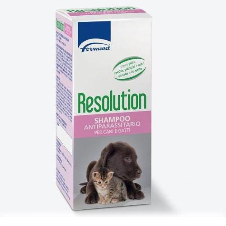 Resolution Shampoo Antiparassitario per Cani e Gatti 200ml