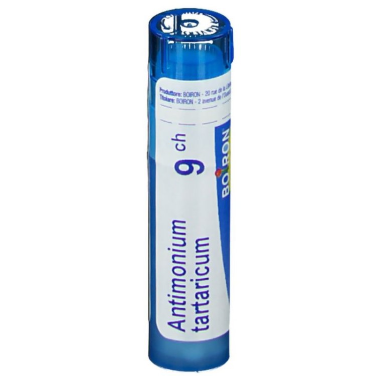 Boiron Antimonium Tartaricum 9CH Granuli Omeopatici 80 unità Boiron Antimonium Tartaricum 9CH Granuli Omeopatici 80 unità