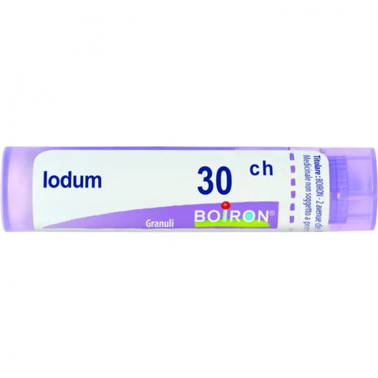 Boiron Iodum 30CH Granuli Omeopatici per Metabolismo 4G