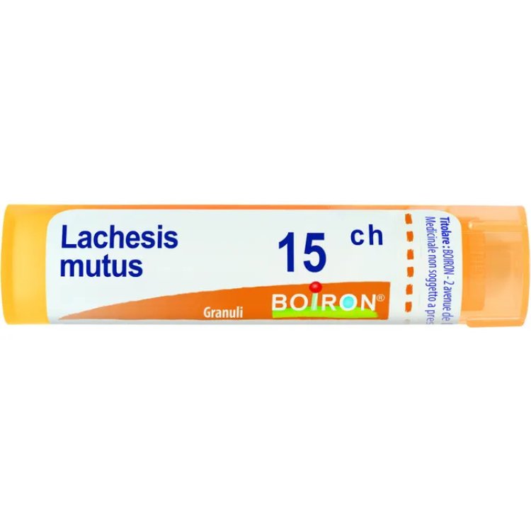 Boiron Lachesis Mutus 15CH Granuli Omeopatici tubo da 4g