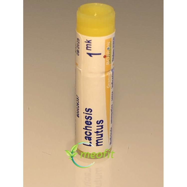 Boiron Lachesis Mutus MK Globuli Omeopatici per Nervosismo Tubo Monodose 1g Boiron Lachesis Mutus MK Globuli Omeopatici per Nervosismo Tubo Monodose 1g
