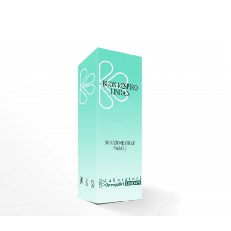 Lindas Buon Respiro Spray Nasale Omeopatico per Vie Respiratorie 15ml