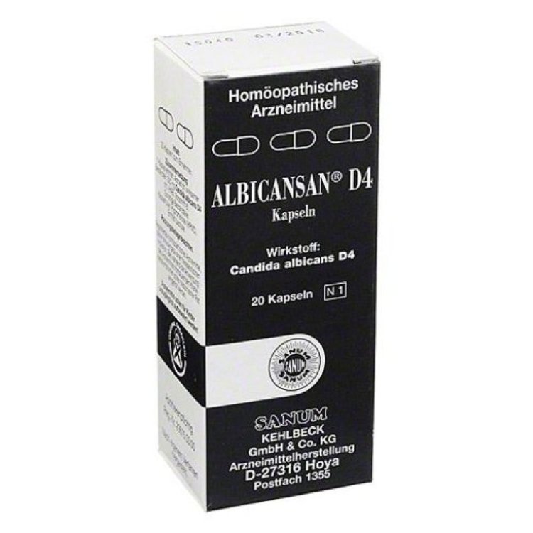 Sanum-Kehlbeck Albicansan D4 Omeopatico per Eczemi e Micosi 20 Capsule