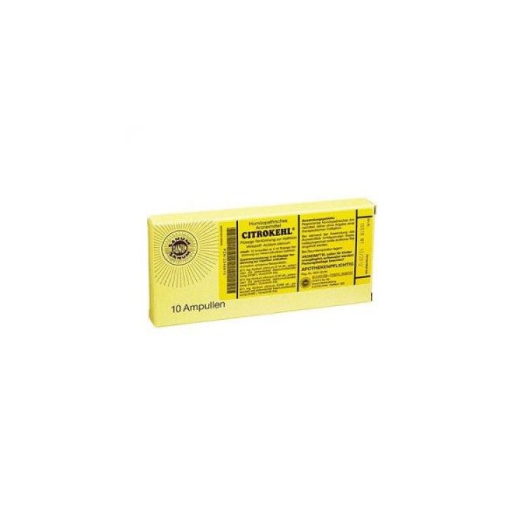 Sanum-Kehlbeck Citrokehl D3: Antibatterico in Fiale da 2ml, 10 Pezzi