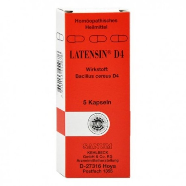 Sanum-Kehlbeck Latensin D4 Omeopatico per Difese Immunitarie 5 Capsule