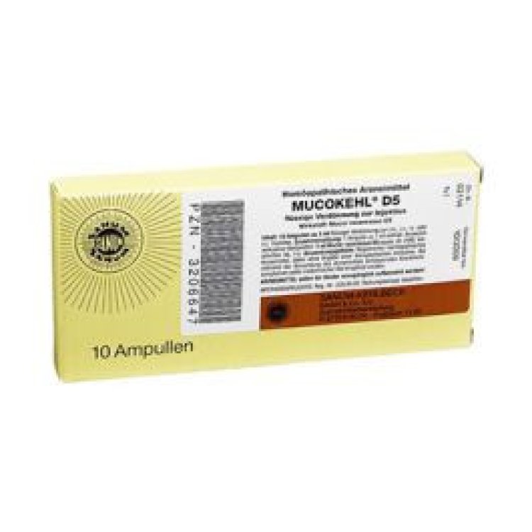 Sanum Mucokehl D5 Rimedio Omeopatico per Sistema Vascolare 10 Fiale