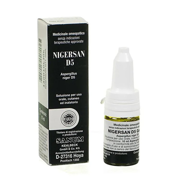 Sanum-Kehlbeck Nigersan D5 Gocce Omeopatiche 10ml