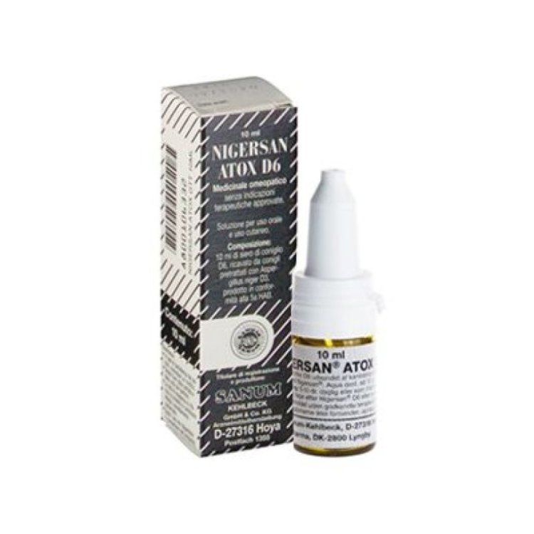 Sanum-Kehlbeck Nigersan Atox D6 10ml Gocce Omeopatiche