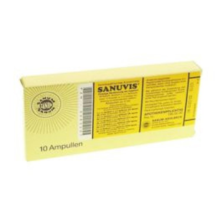 Sanum-Kehlbeck Sanuvis Fiale, Rimedio Omeopatico Regolatore, 10 Fiale