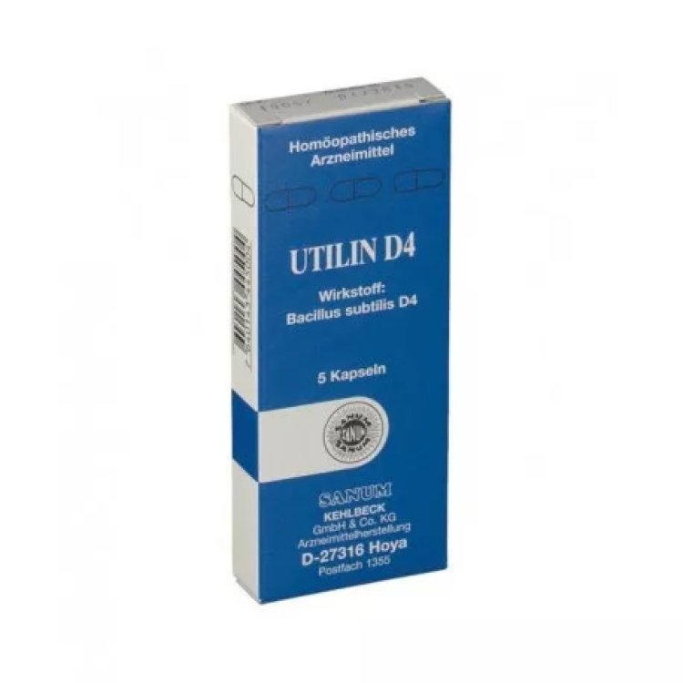 Sanum-Kehlbeck Utilin D4 Omeopatico Immunomodulatore 5 Capsule