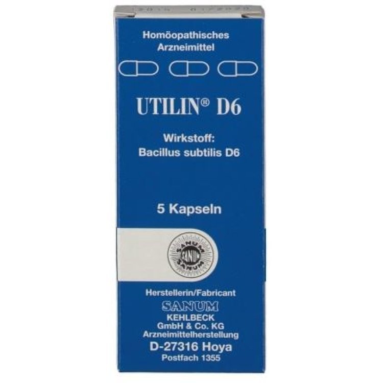 Sanum-Kehlbeck Utilin D6 Omeopatico Immunomodulatore 5 Capsule