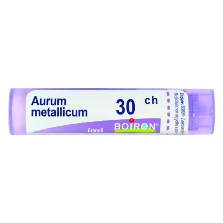 Boiron Aurum Metallicum 30CH Globuli Omeopatici per Depressione