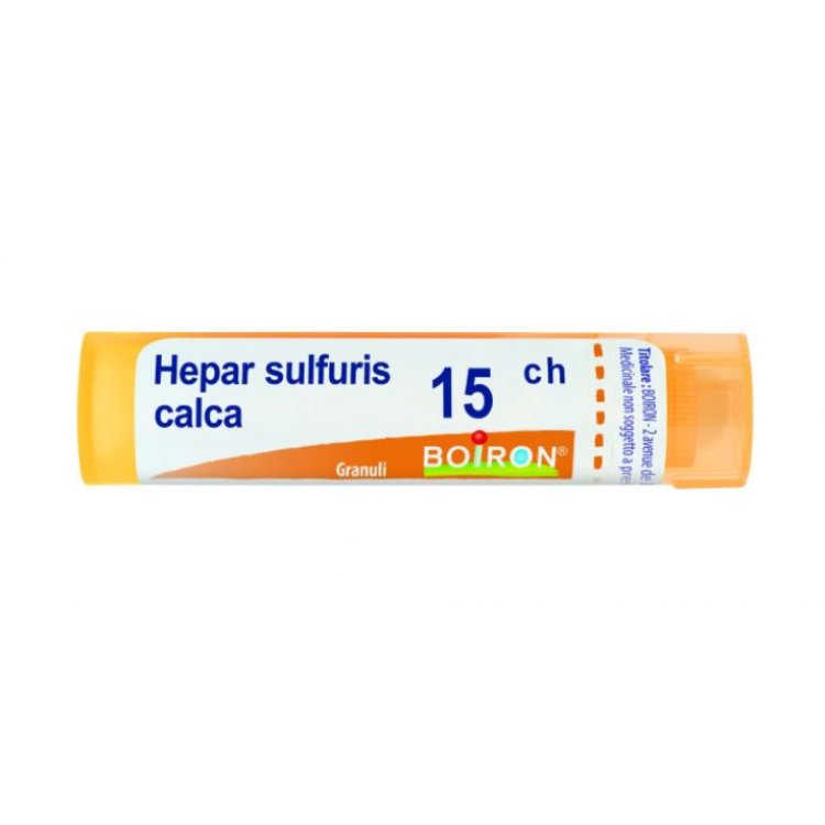 Boiron Hepar Sulfur 15CH Globuli: Rimedio Omeopatico in Granuli