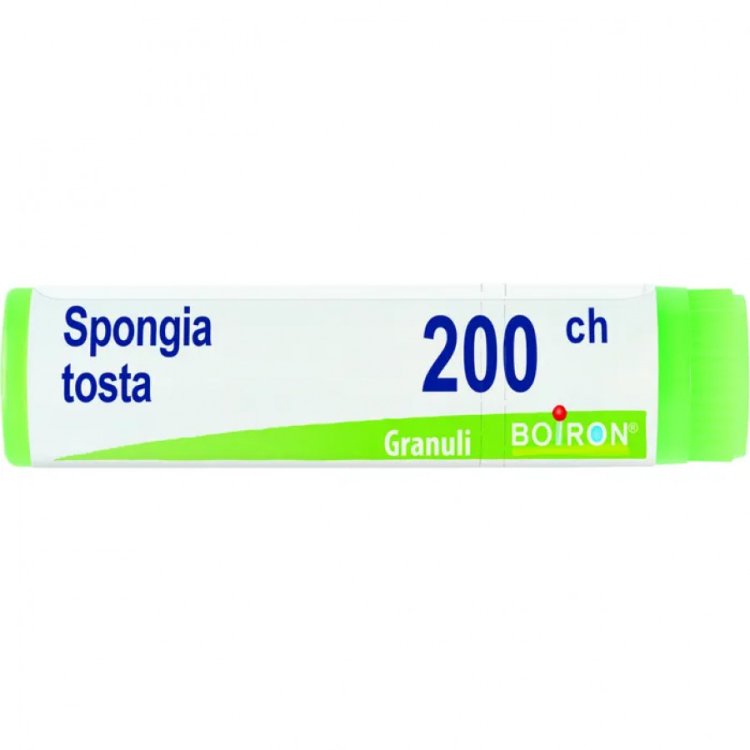 Boiron Spongia Tosta 200CH Globuli Medicinale Omeopatico in Tubo Monodose