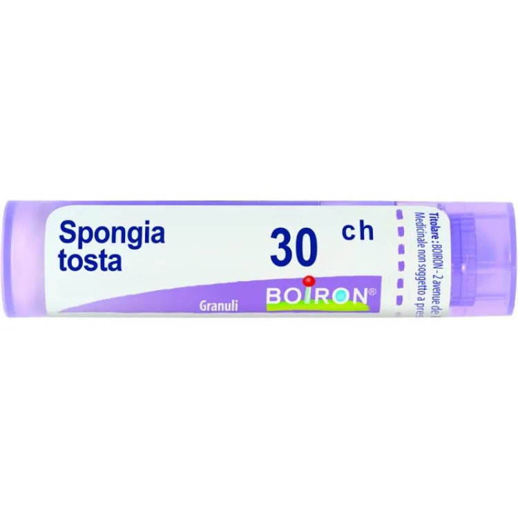Boiron Spongia Tosta 30CH Granuli Omeopatico Tubo da 4G
