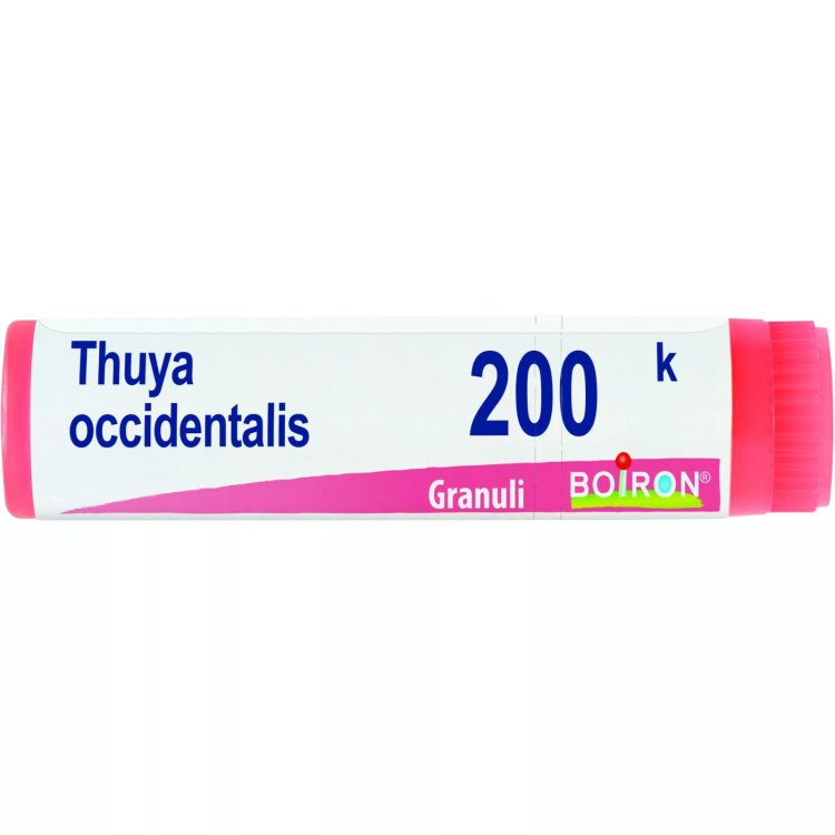 Boiron Thuya Occidentalis 200K Globuli Omeopatico Tubo Monodose