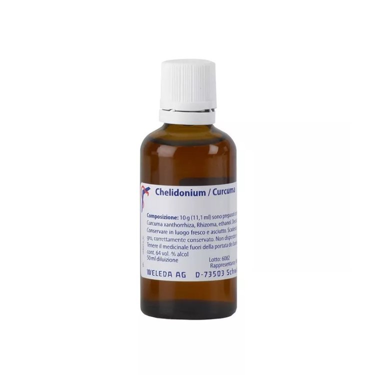 Weleda Chelidonium Curcuma Gocce Orali Rimedio Omeopatico 50ml
