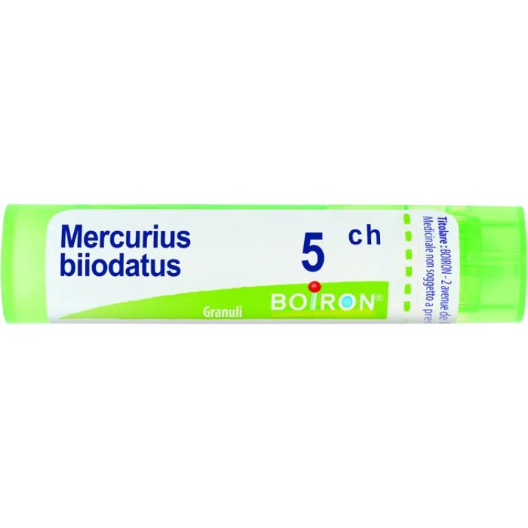 Boiron Mercurius Biiodatus 5CH Granuli Omeopatici da 4 g