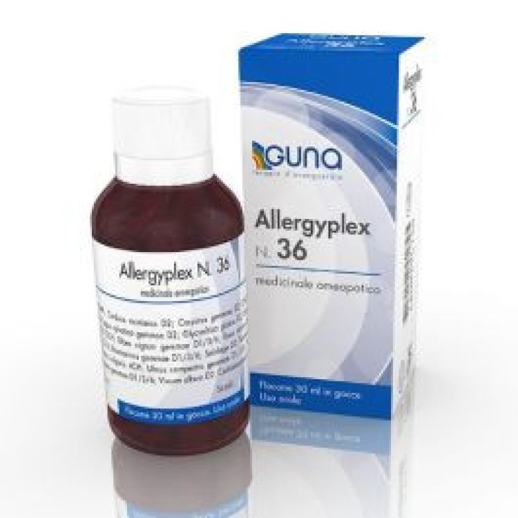 Guna Allergyplex 36 Drenati Omeopatico per Allergie 30ml