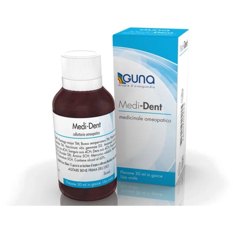 Guna Medident Collutorio Omeopatico Igiene Orale 30ml Guna Medident Collutorio Omeopatico Igiene Orale 30ml