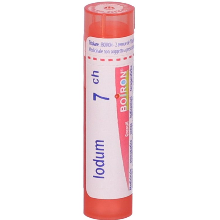 Boiron Iodum 7CH Granuli Omeopatici, Senza Glutine e Lattosio