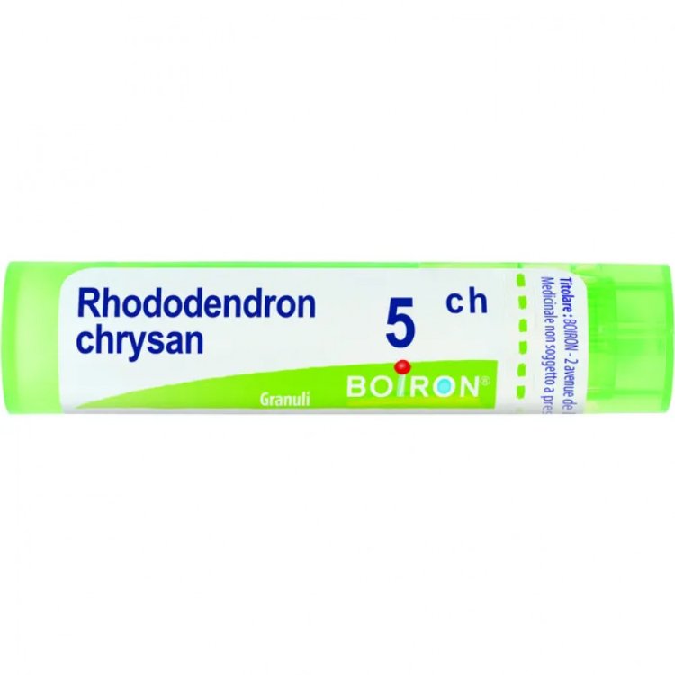 Boiron Rhododendron Chrysan Granuli 5CH Omeopatico in Tubo da 4g