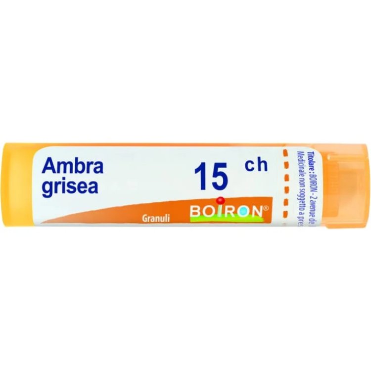 Boiron Ambra Grisea 15CH Granuli Omeopatico - Tubo da 80 granuli Boiron Ambra Grisea 15CH Granuli Omeopatico - Tubo da 80 granuli