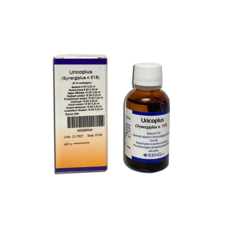 Hering Uricoplus Gocce Omeopatiche per Benessere 30ml