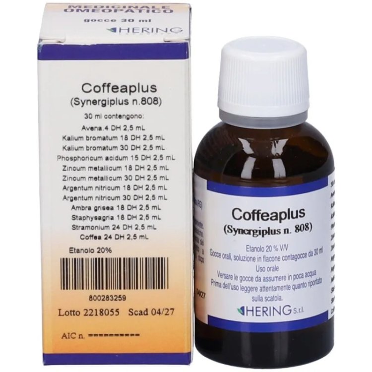 Hering Coffeaplus Gocce Omeopatiche per Insonnia 30ml