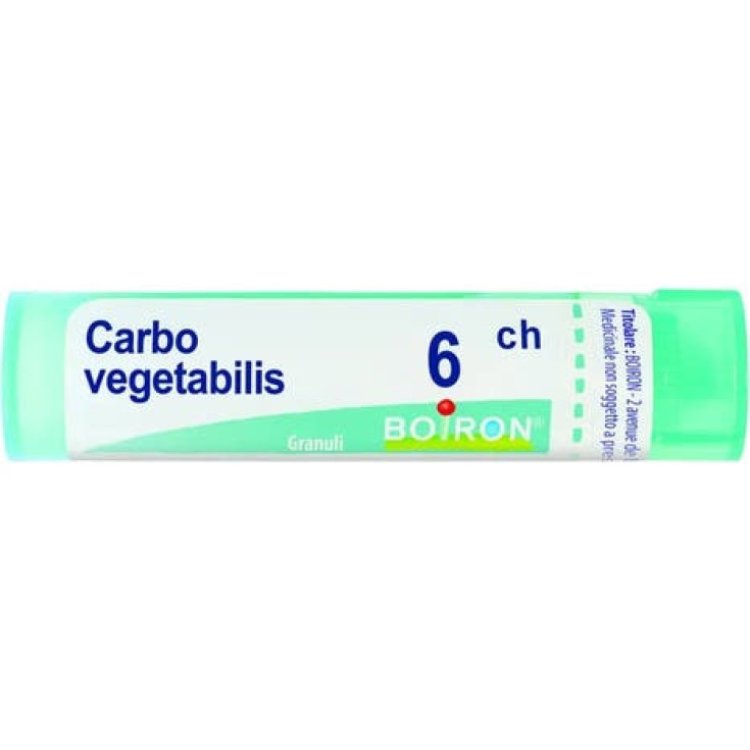 Boiron Carbo Vegetabilis 6CH Granuli Omeopatici 4g Boiron Carbo Vegetabilis 6CH Granuli Omeopatici 4g