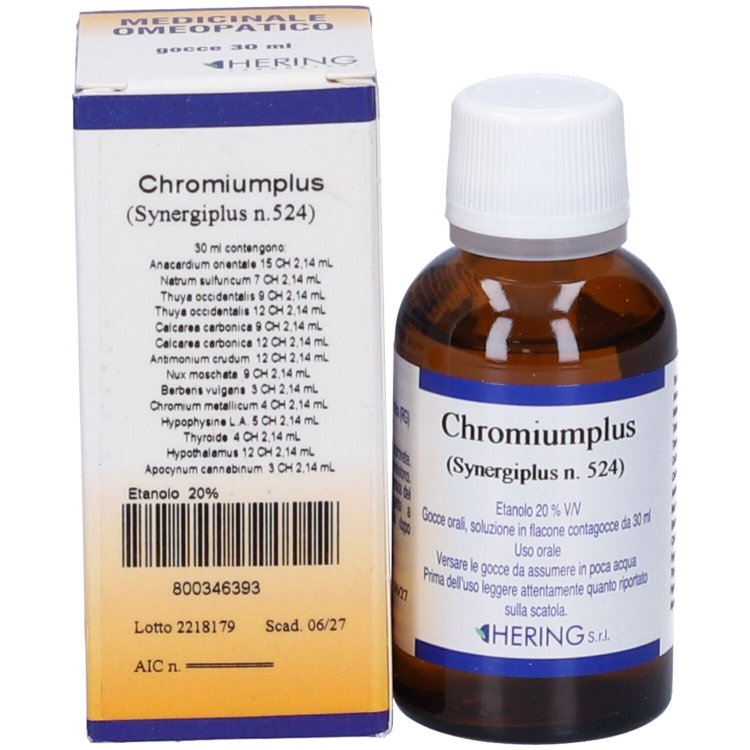 Hering Chromiumplus Gocce Omeopatiche 30ml