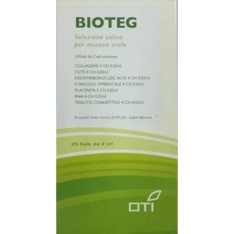 Oti Bioteg Composto 20 Fiale Omeopatiche Fisiologiche 2ml