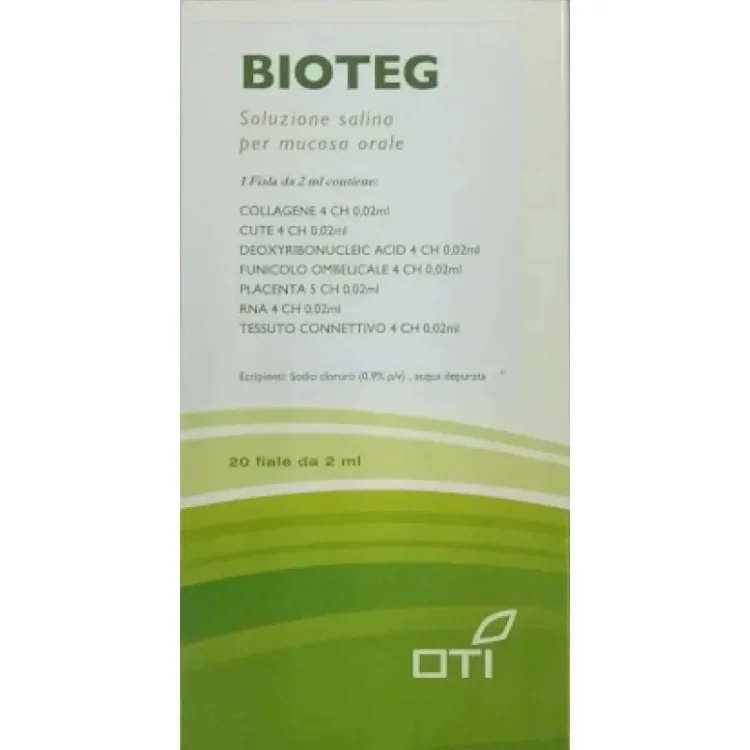 Oti Bioteg Composto 20 Fiale Omeopatiche Fisiologiche 2ml