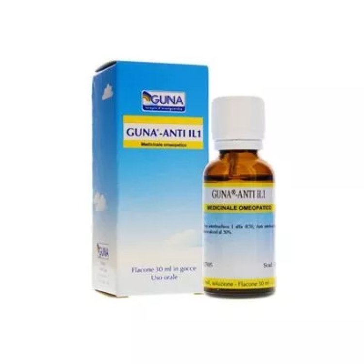 Guna Anti IL 1 Gocce Omeopatiche Coadiuvante Stati Infiammatori 30 ml Guna Anti IL 1 Gocce Omeopatiche Coadiuvante Stati Infiammatori 30 ml