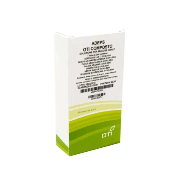 Oti Adeps Oti Composto Omeopatico per Cellulite 20 Fiale Oti Adeps Oti Composto Omeopatico per Cellulite 20 Fiale