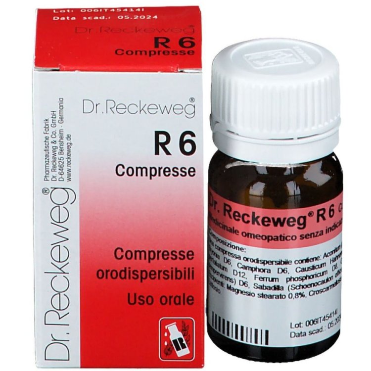 Dr. Reckeweg R6 Omeopatico Antinfluenzale 100 Compresse Orodispersibili
