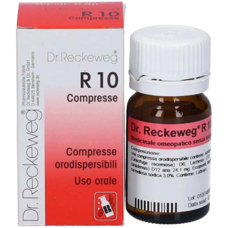 Dr. Reckeweg R10 Omeopatico per Climaterio 100 Compresse Orodispersibili