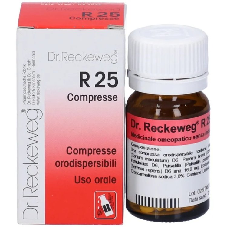 Dr. Reckeweg R25 Omeopatico per Prostatite 100 Compresse Orodispersibili