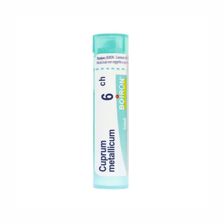 Boiron Cuprum Metallicum 6CH Granuli Omeopatici per Irritabilit&agrave; 4g