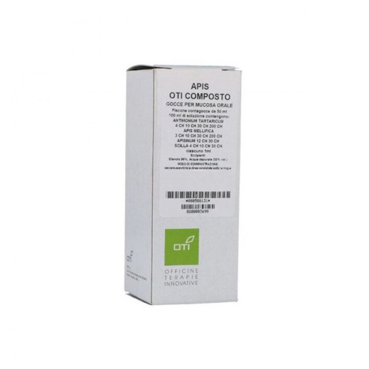 OTI Apis Composto Gocce Omeopatiche Cura Febbre e Infiammazioni 50ml
