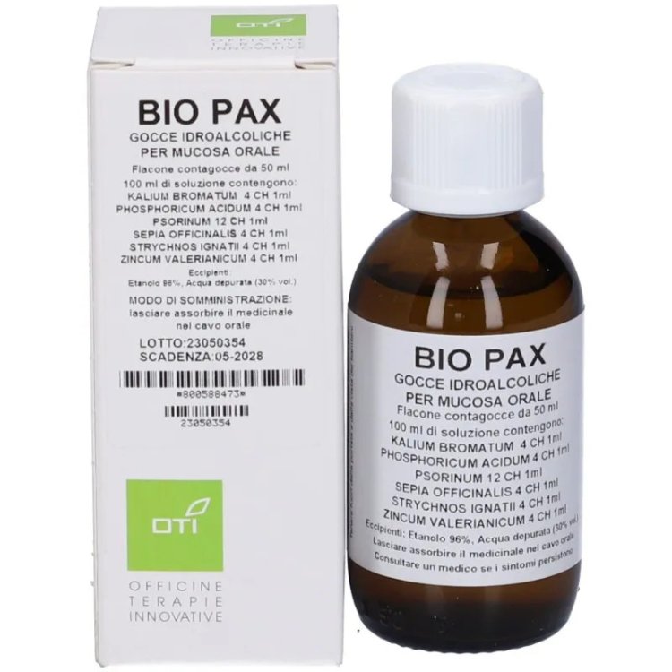 Oti Bio Pax Composto Gocce Omeopatiche Ansia Depressione 50ml