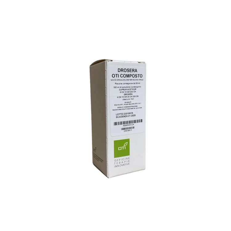 Oti Drosera Composto Gocce Omeopatiche per Tosse e Bronchite 50ml Oti Drosera Composto Gocce Omeopatiche per Tosse e Bronchite 50ml