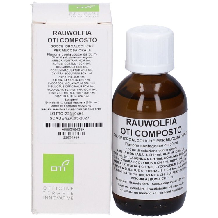 Oti Rauwolfia Composto Gocce Orali Omeopatico 50ml