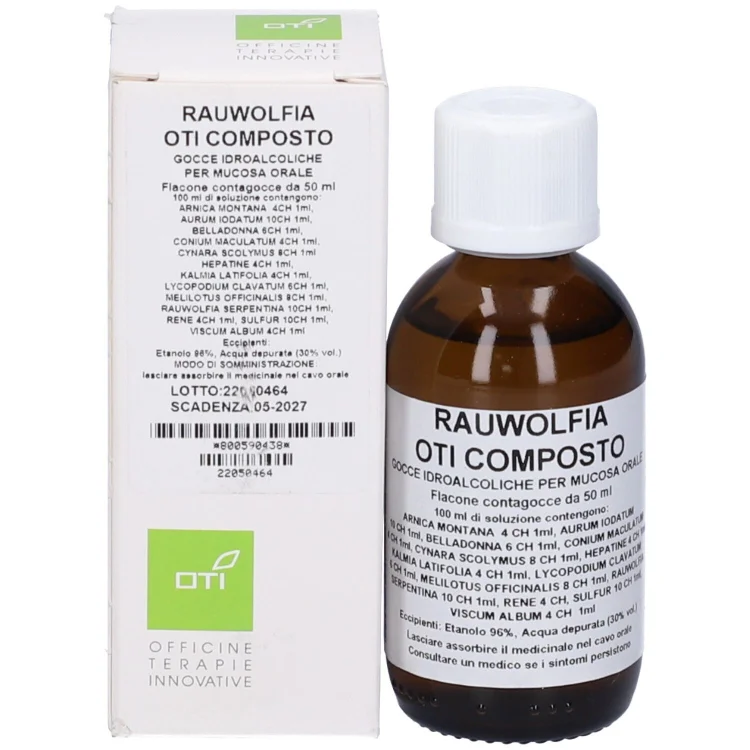 Oti Rauwolfia Composto Gocce Orali Omeopatico 50ml
