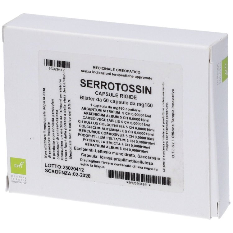 Oti Serrotossin Composto Omeopatico in Capsule, 60 pz