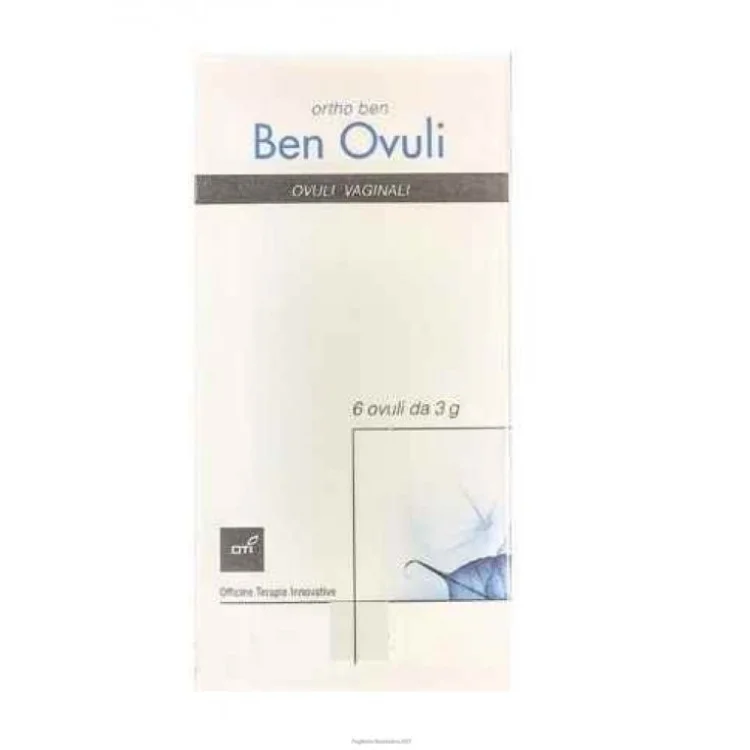 Oti Ortho Ben Ovuli Vaginali Coadiuvante per Apparato Genitale Femminile 6 Ovuli