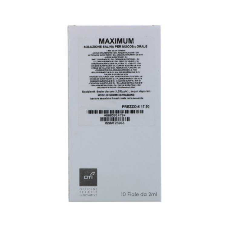 Oti Maximum Composto Omeopatico in Fiale Orali - 10 Fiale