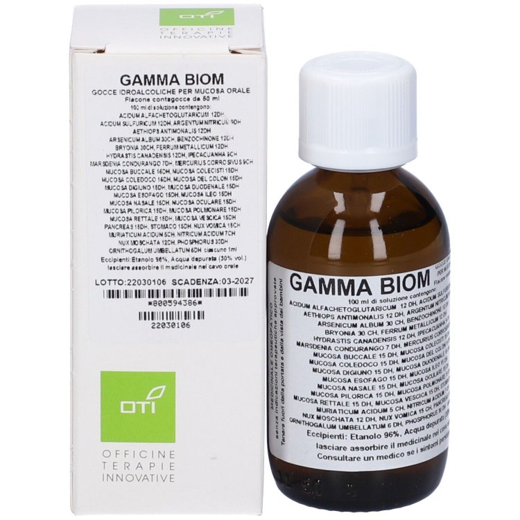 Oti Gamma Biom Composto Gocce Omeopatiche 50ml