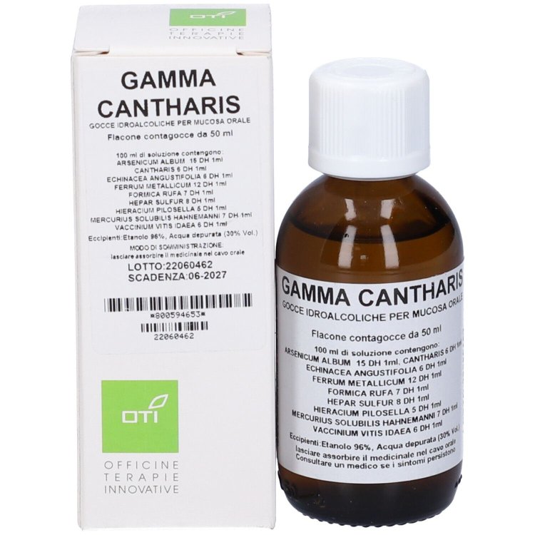Oti Gamma Cantharis Gocce Omeopatico 50ml
